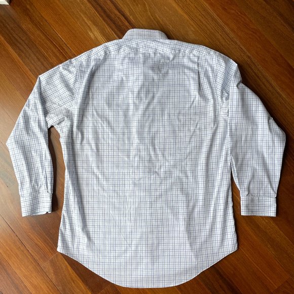 Lands' End Men's No Iron Supima Cotton Dress Shirt - Picture 2 of 8